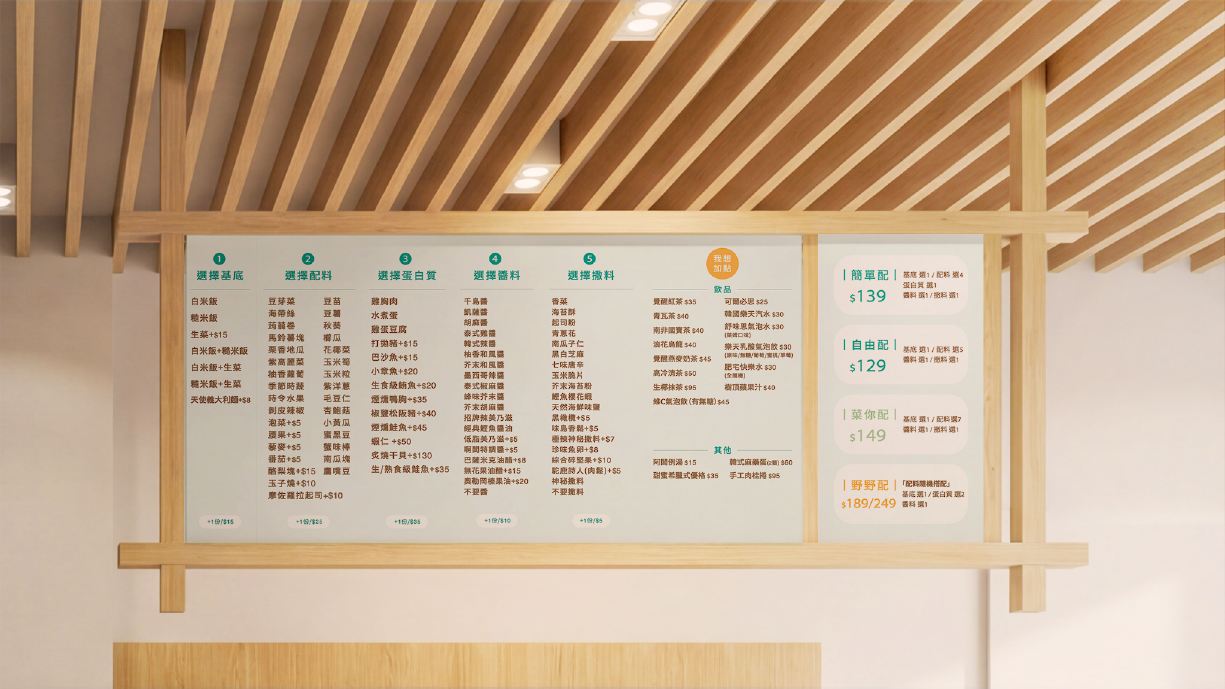 ALA KAI_點菜版設計